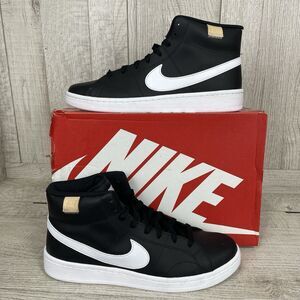 MENS Nike COURT ROYALE 2 MID Size 12 Basketball Sneakers Black White CQ9179-001